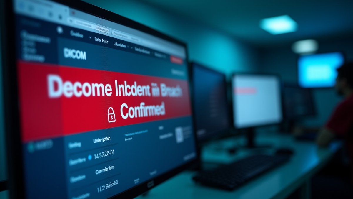 Craneware breach and unsecured DICOM systems threaten hospital data security.