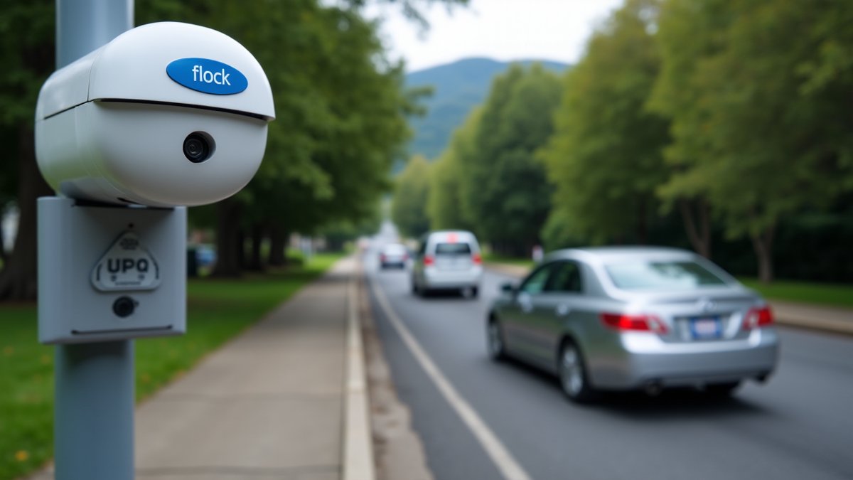 Flock cameras track vehicles using decals and stickers, not just plates.