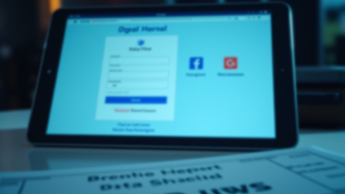 Patient portal screen with Meta/Google trackers and settlement documents