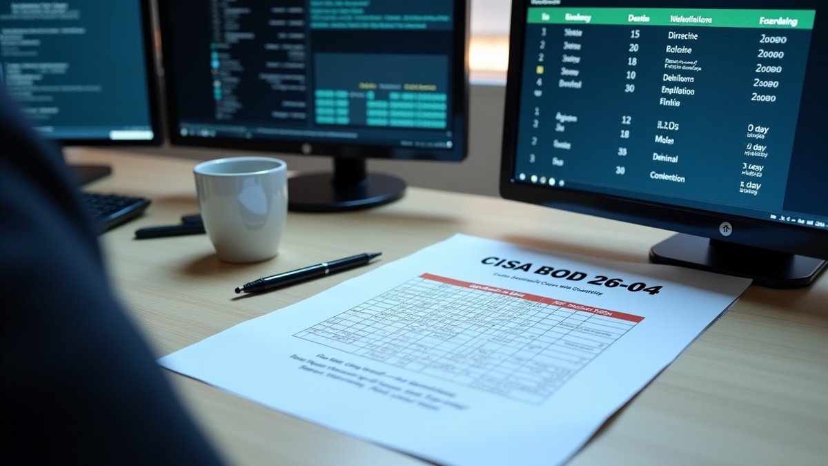 CISA mandates risk-based patching for federal agencies under BOD 26-04.