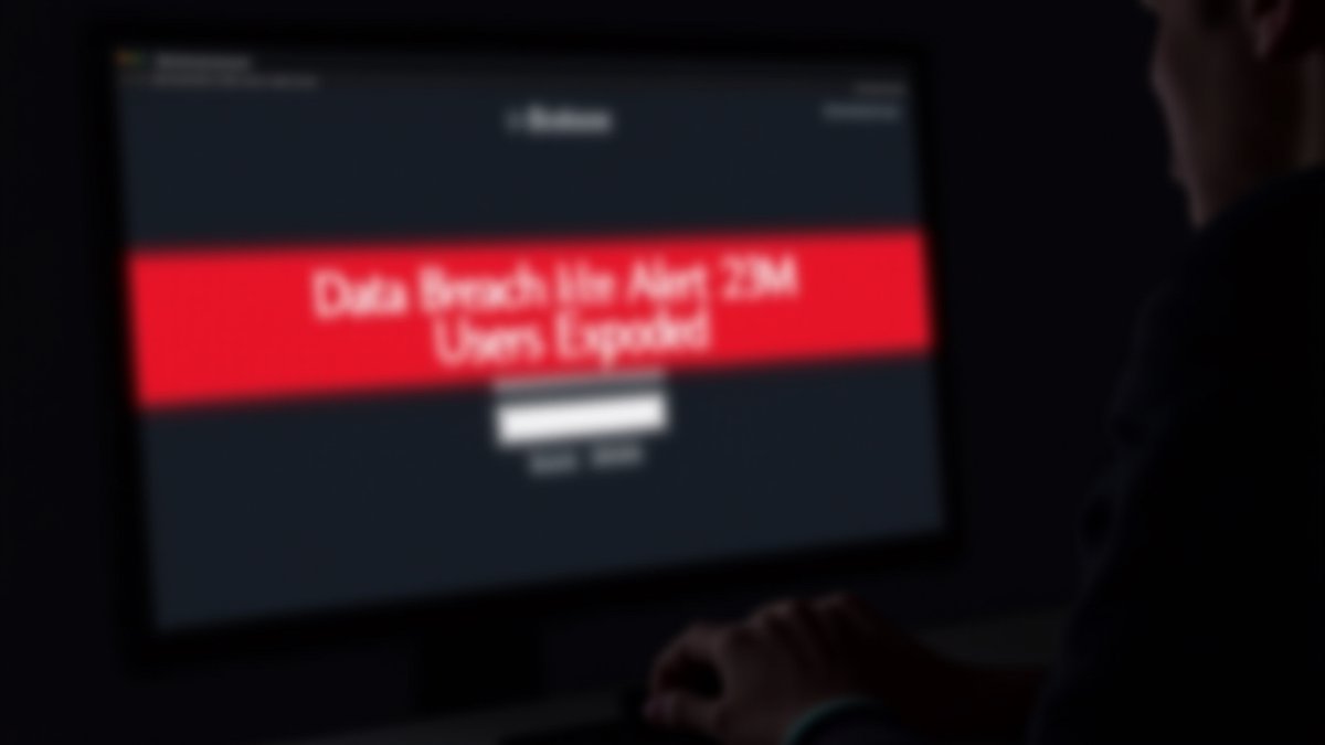 Paidwork breach alert: 23 million users' data exposed on login screen.