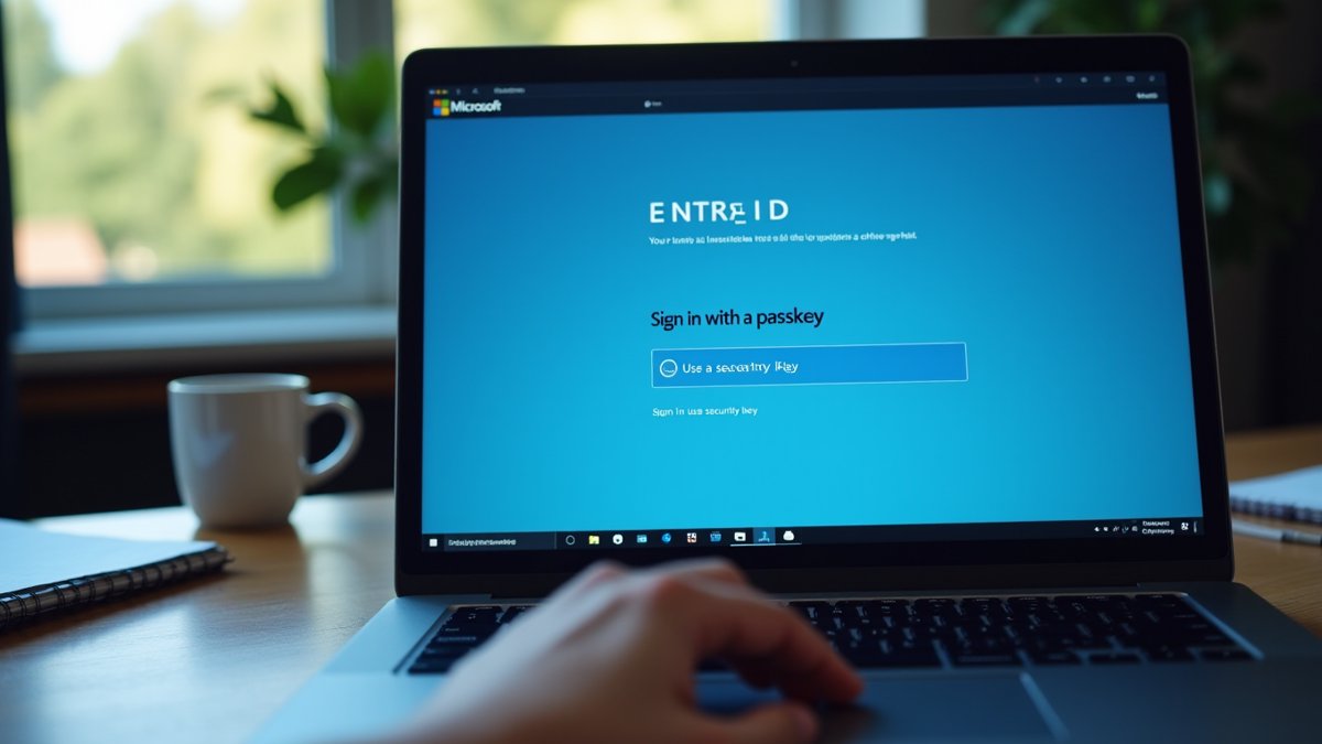 Microsoft mandates passkey default in Entra ID by 2026, phasing out SMS.