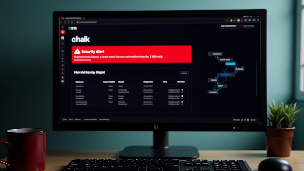 npm supply chain attack: chalk and debug compromised for two hours