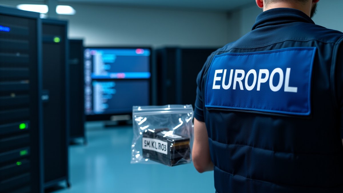 Europol seizes crypto wallets and servers in €100M/month fraud bust.