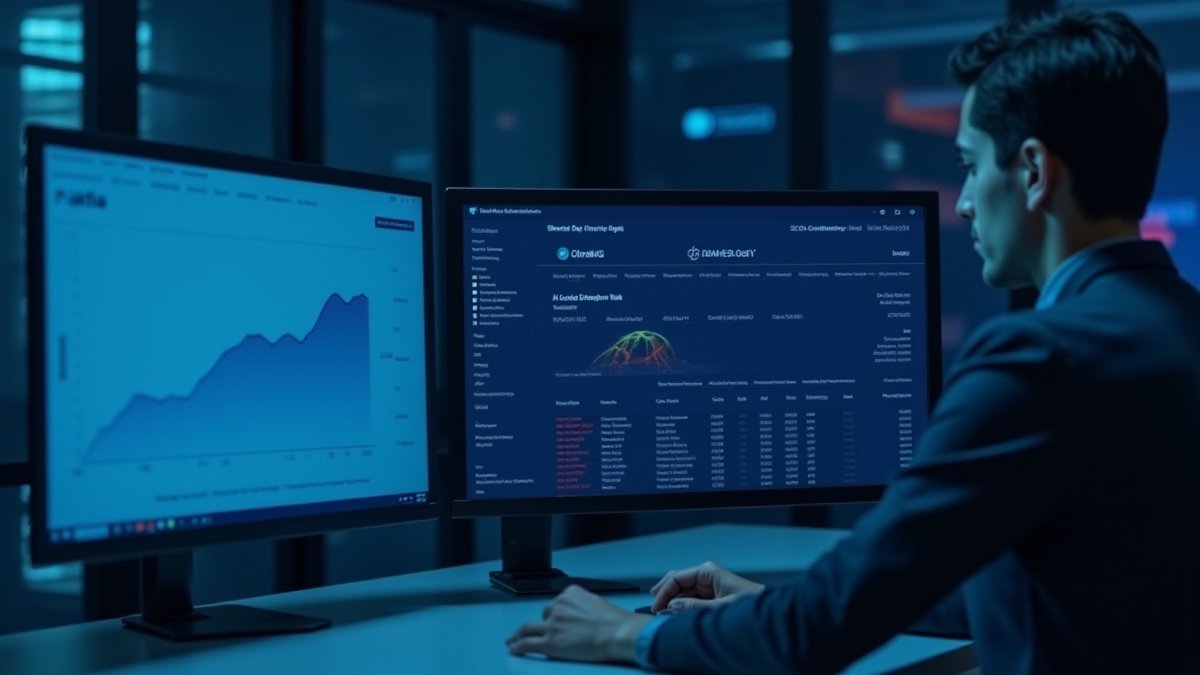 Okta-CrowdStrike integration dashboard with AI vendor risk graph