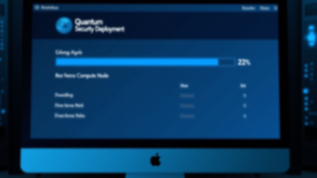 Quantum security deployment stalls at 2% progress over the past year.