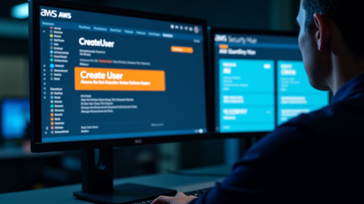 AWS IAM backdoor and Lambda abuse persistence techniques highlighted with Security Hub updates.