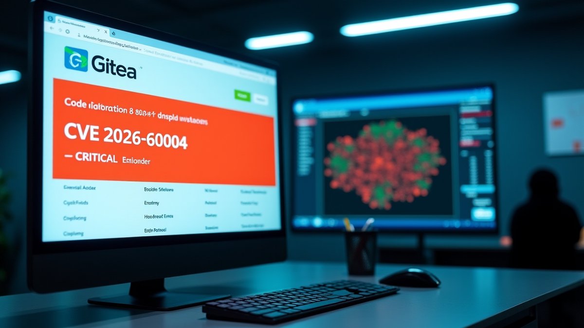8,300+ Gitea servers exposed to critical CVE-2026-60004 code-injection flaw under active exploitation.