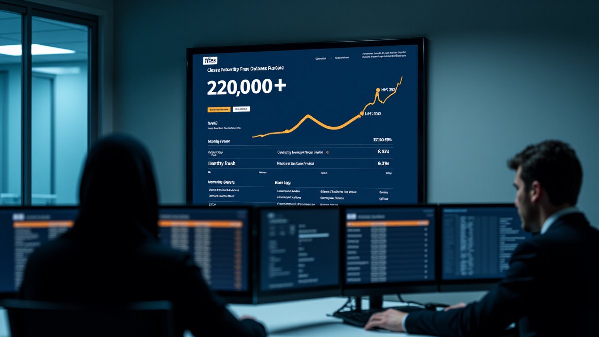 UK fraud cases hit record 220,000 in H1 2026 as Cifas data reveals identity fraud surge and persistent insider threats.