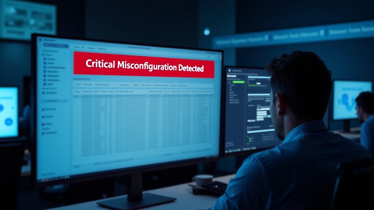 Cloud IAM misconfiguration alert on a multi-cloud dashboard, highlighting CISA's new baseline mandate.