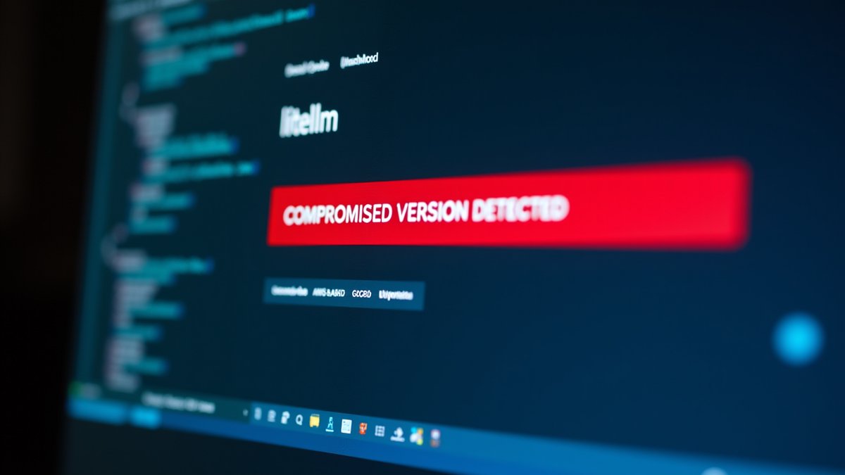 LiteLLM PyPI package compromised, exposing cloud credentials in CI/CD pipelines.