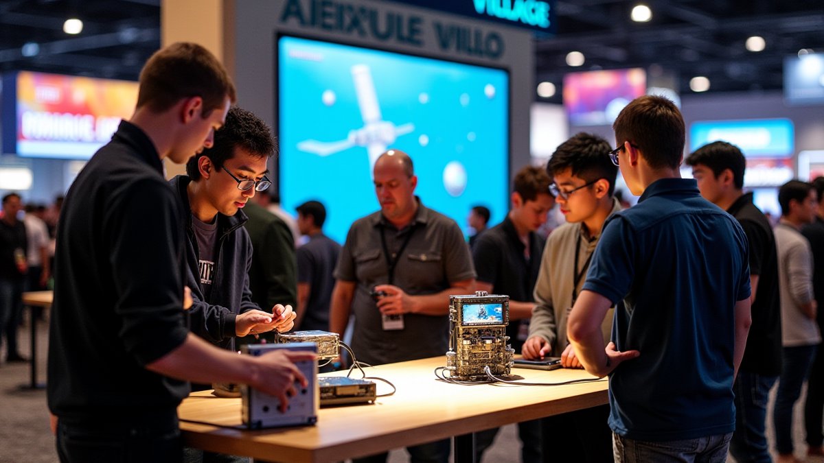Defcon's Aerospace Village opens its doors to all skill levels with hands-on satellite and PLC security games.