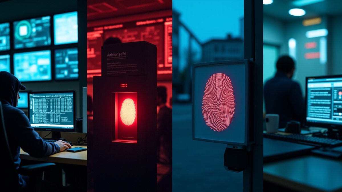 Four converging cyber threats hit power plants, traffic cameras, biometrics, and healthcare simultaneously.