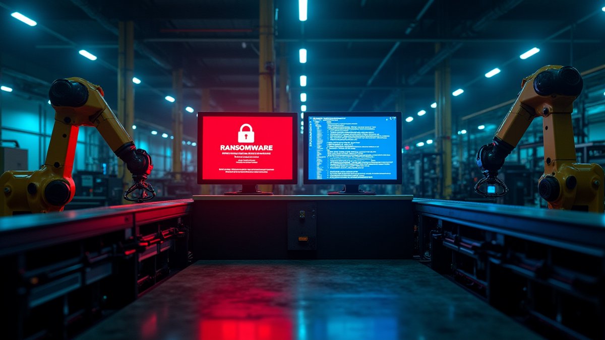 Dual threats converge on manufacturing: ransomware halts production lines while generative AI tools leak proprietary data and intellectual property.