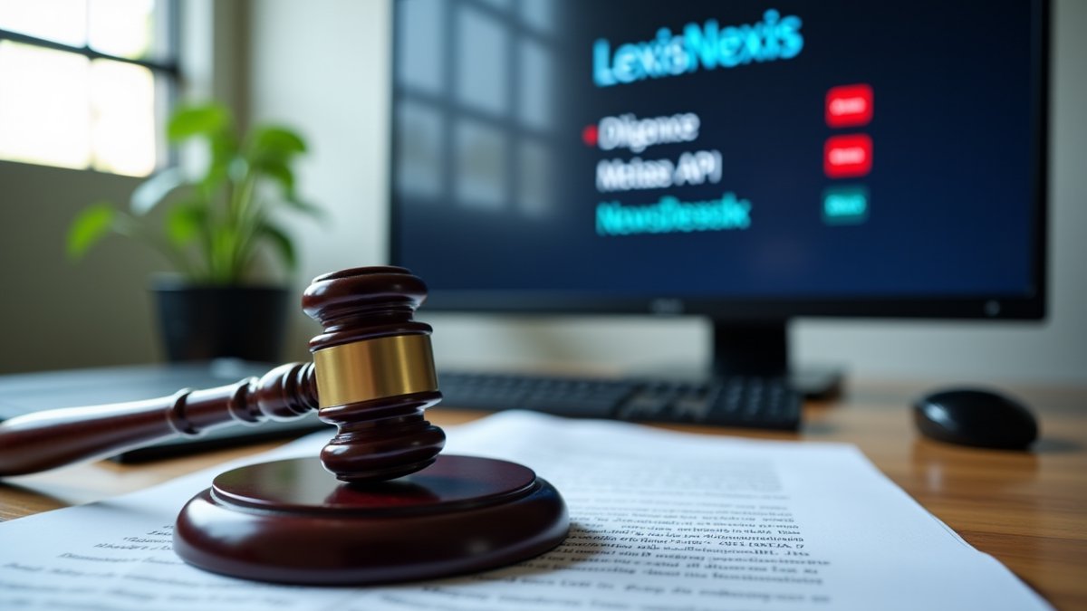 Court order on stolen healthcare data and LexisNexis service outage.