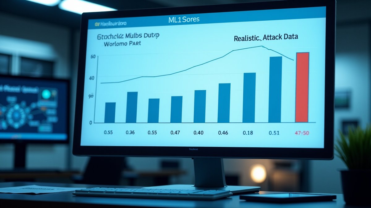 Research reveals ML DDoS detectors fail dramatically against realistic attacks, with F1-scores dropping up to 100%.