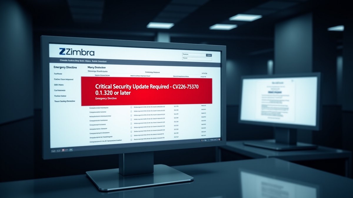 CISA orders federal agencies to patch actively exploited Zimbra RCE flaw within 72 hours.