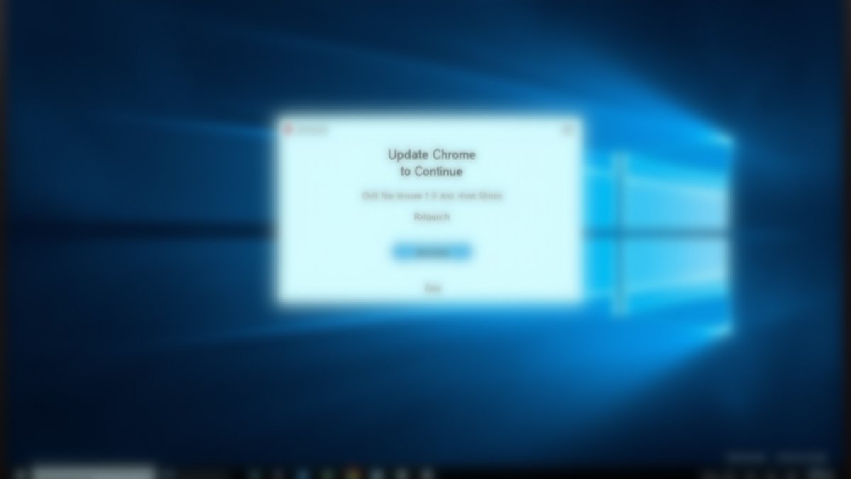 Chrome browser displays an urgent update prompt for version 134.0.6998.88 to patch an actively exploited zero-day.