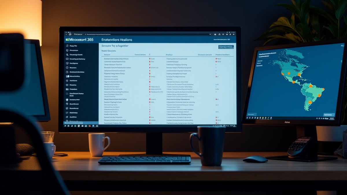 Microsoft 365 service degradation disrupts email, Teams, and cloud services across South America.
