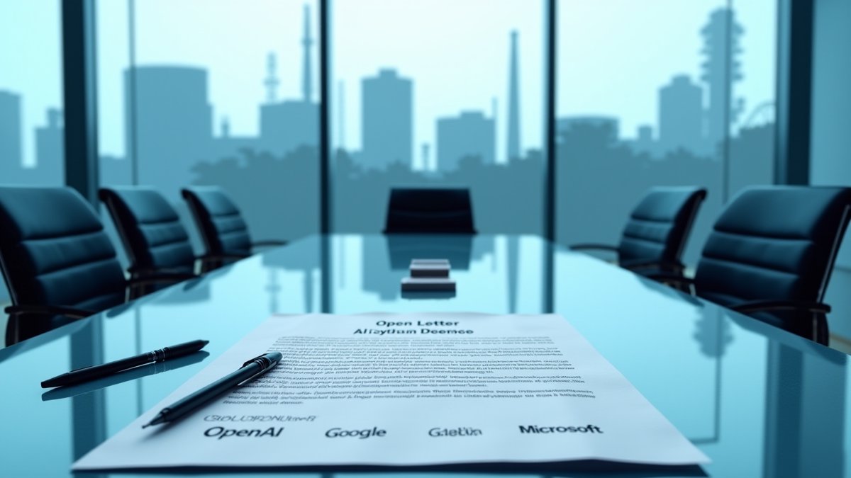 100+ tech firms including OpenAI, Google, and Microsoft sign open letter warning AI cyberattacks threaten critical infrastructure.