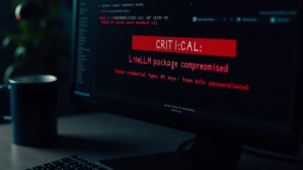 LiteLLM supply chain attack exposes credentials from 2,500+ organizations via compromised open-source package.