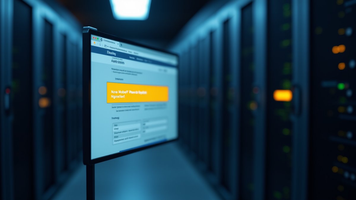 AWS console shows a migration alert as Amazon transitions from Nova to a custom frontier AI model.