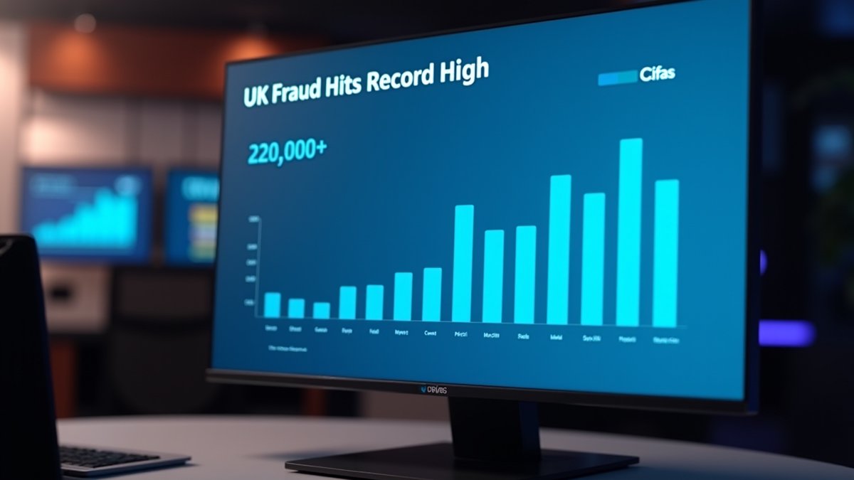 UK fraud cases hit record high with over 220,000 incidents in first half of 2026.