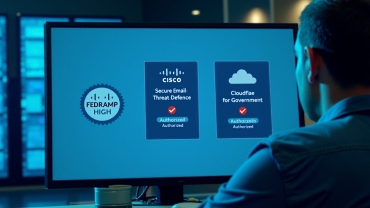 Cisco and Cloudflare achieve FedRAMP High certification, enabling secure cloud adoption for federal agencies.