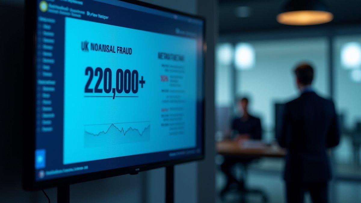 UK fraud cases surge to record 220,000 in first half of year with identity fraud rising 9%