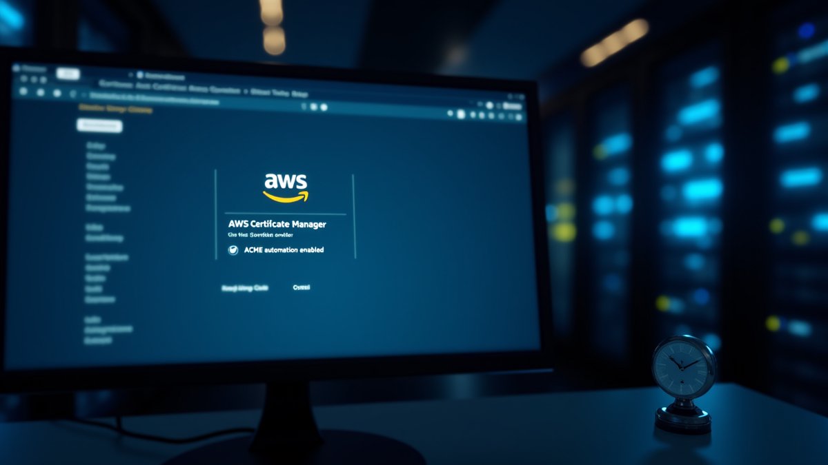 AWS automates certificate renewals with ACME support, addressing the risk of shorter certificate lifespans.