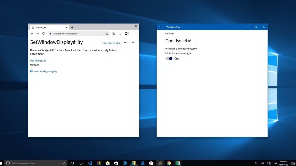 Windows screenshot protection is not a security feature; memory integrity auto-enables October 2026.