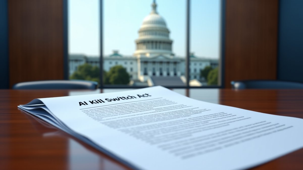 Bipartisan bill proposes CISA authority to mandate AI system shutdowns.